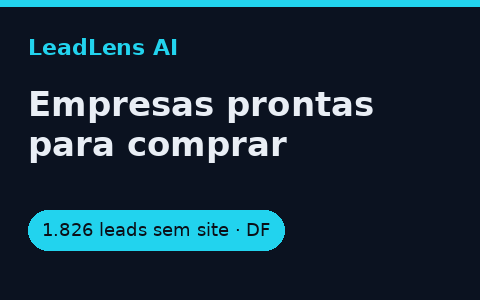 Prévia do site LeadLens AI